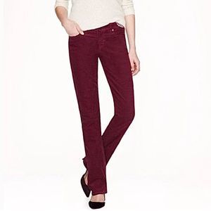 J Crew Corduroy Matchstick pants